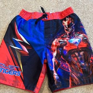 Power Rangers Swim Trunks size 4